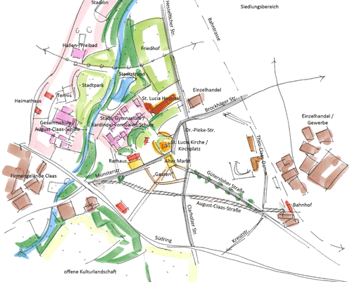 Stadtplan Innenstadtkonzept 1