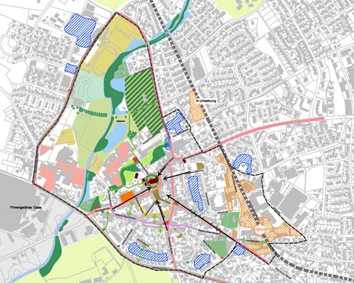 Stadtplan Innenstadtkonzept 2