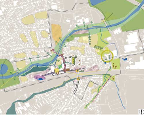 Stadtplan Innenstadtkonzept 3