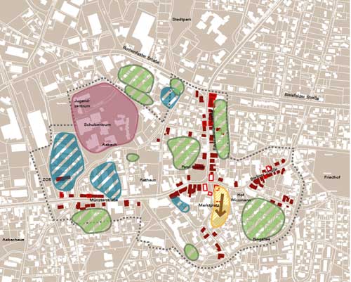 Stadtplan Innenstadtkonzept 3
