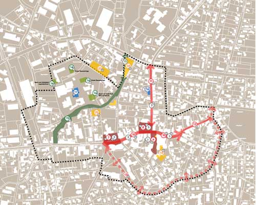 Stadtplan Innenstadtkonzept 5